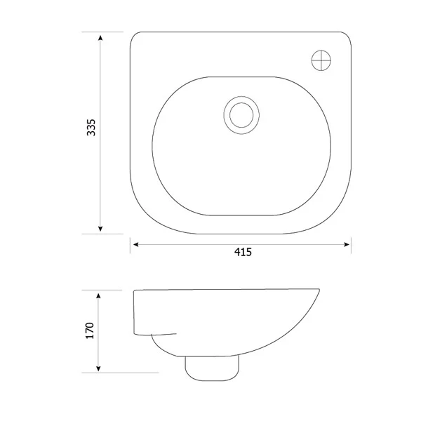 Wall Mounted Basin C02 01