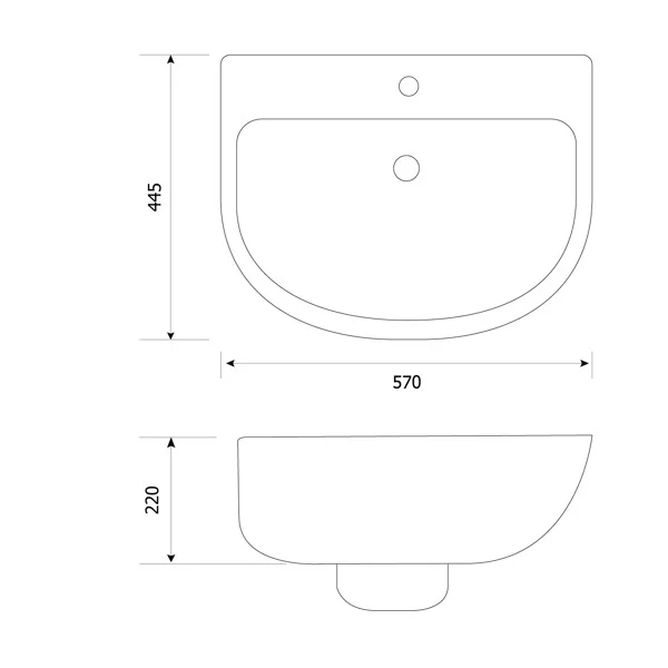 Countertop Sink C312