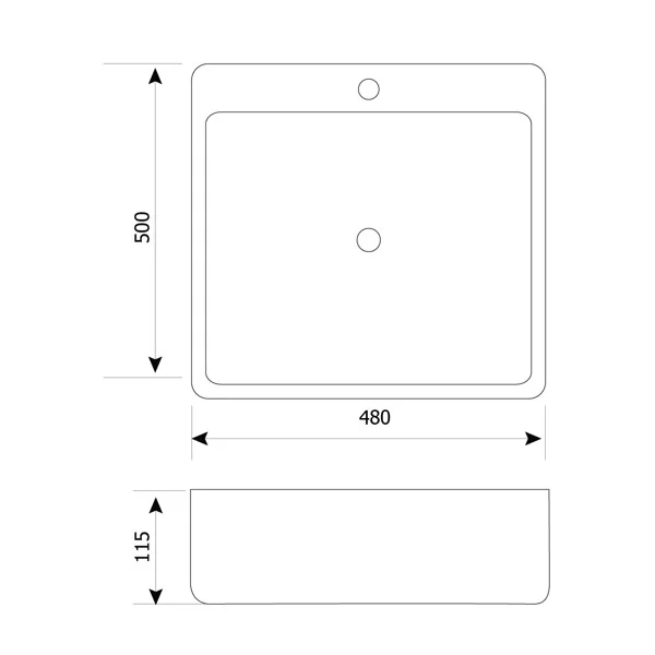 Countertop Sink C411