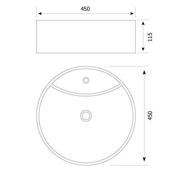 Countertop Sink C413 02