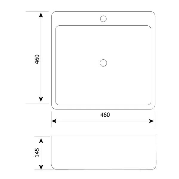 Countertop Sink C416 02