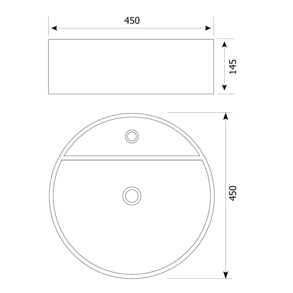 Countertop Sink C417 02