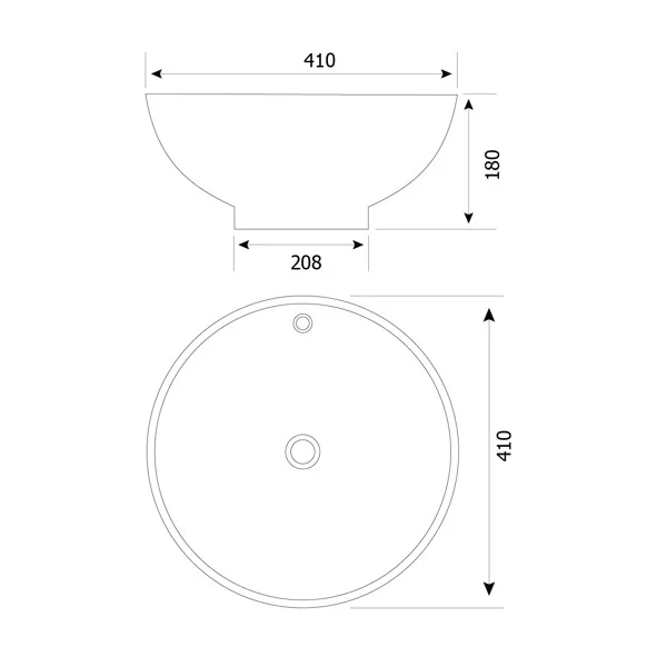 c418-02 Countertop Sink C418