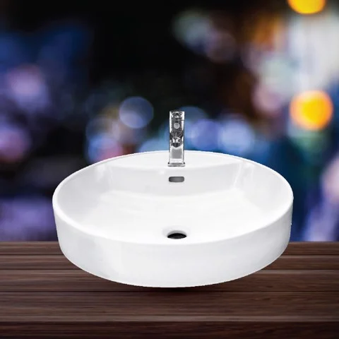 Countertop Sink C419 top counter lavabo with granite table, porcelain washing lavabo, smart sensor sink manufactured by Hao Canh Vietnam