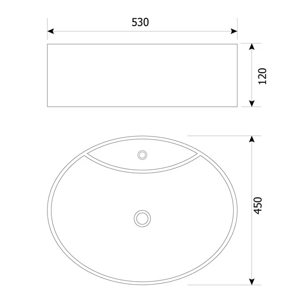 LAVABO ĐỂ BÀN C419 Chậu rửa mặt để bàn C419