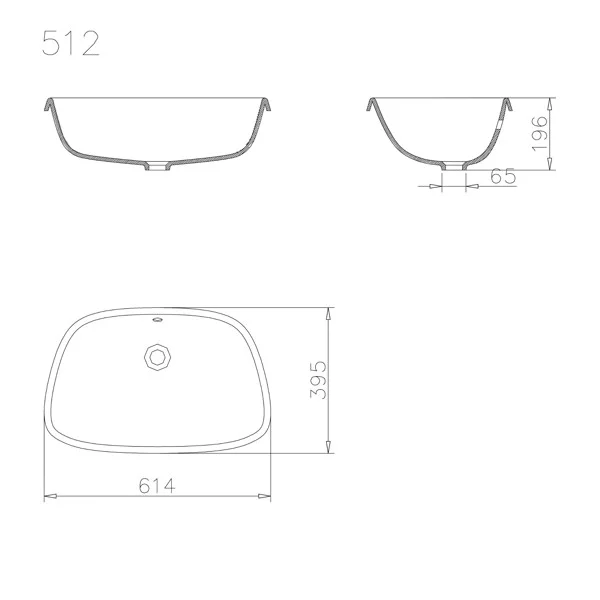 Chậu sứ Hảo Cảnh C512