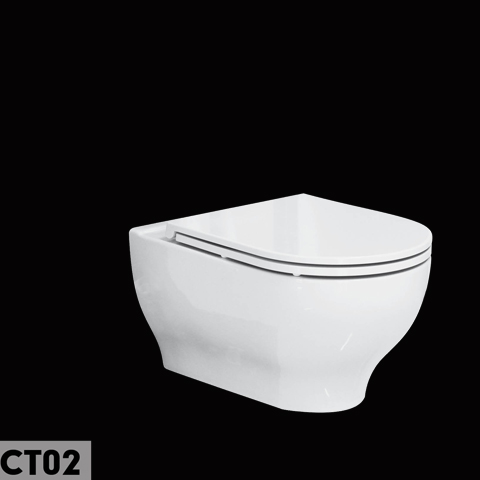 Wall Hung Horizontal Flush Toilet CT02