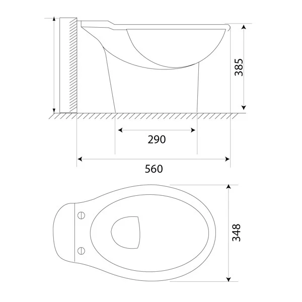 Smart Sensor Female Urinal T13 02
