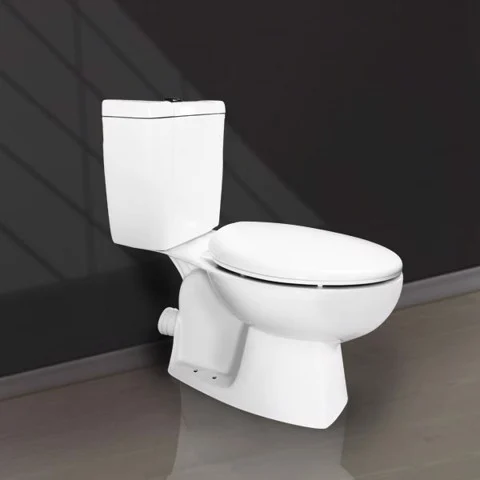 One Button 2 Piece P-Trap Toilets VM55